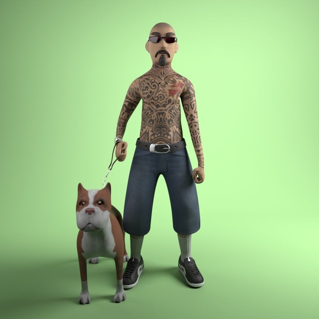 12 Characters 3D Model – Low Poly Rigged Game Asset, FBX - View 16
