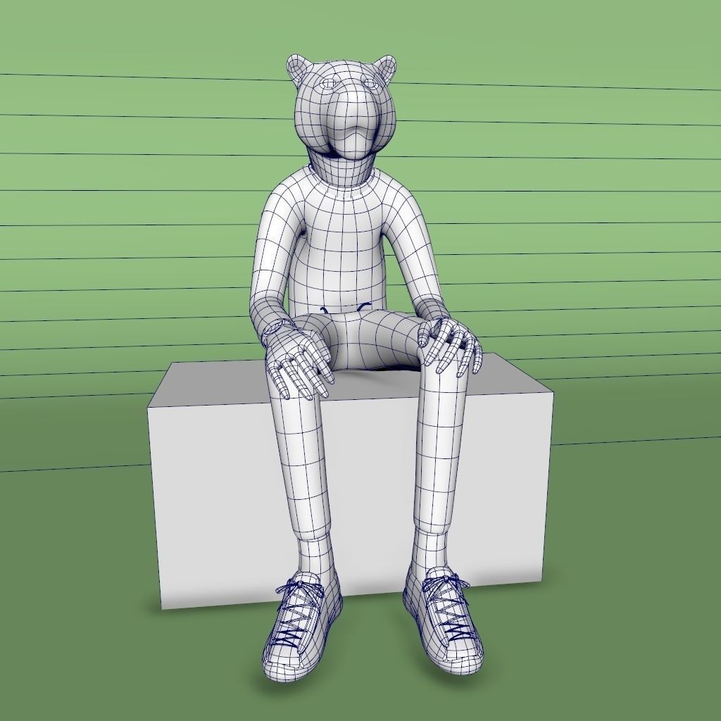 12 Characters 3D Model – Low Poly Rigged Game Asset, FBX - View 27