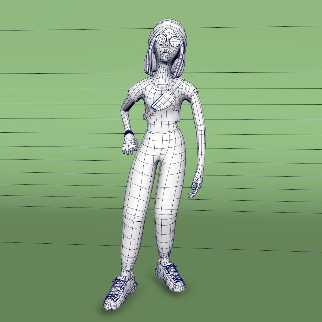 12 Characters 3D Model – Low Poly Rigged Game Asset, FBX - View 9