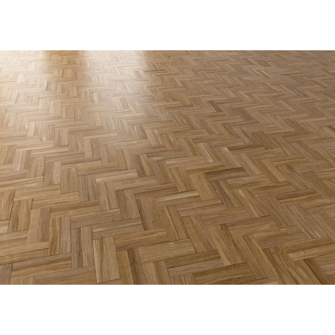 Herringbone Parquet 3D Model – 8K Seamless PBR Textures for Archviz - View 12