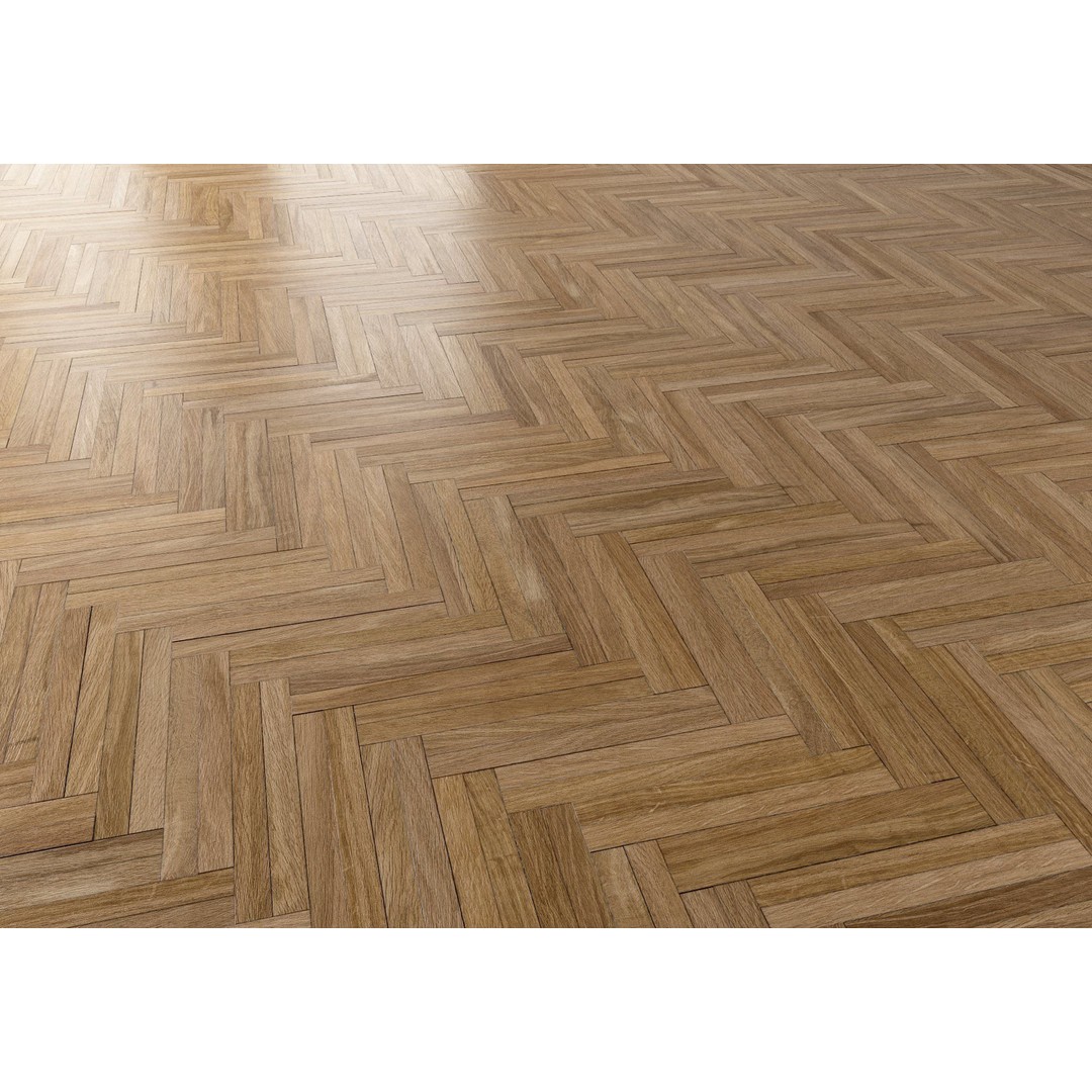Herringbone Parquet 3D Model – 8K Seamless PBR Textures for Archviz - View 14