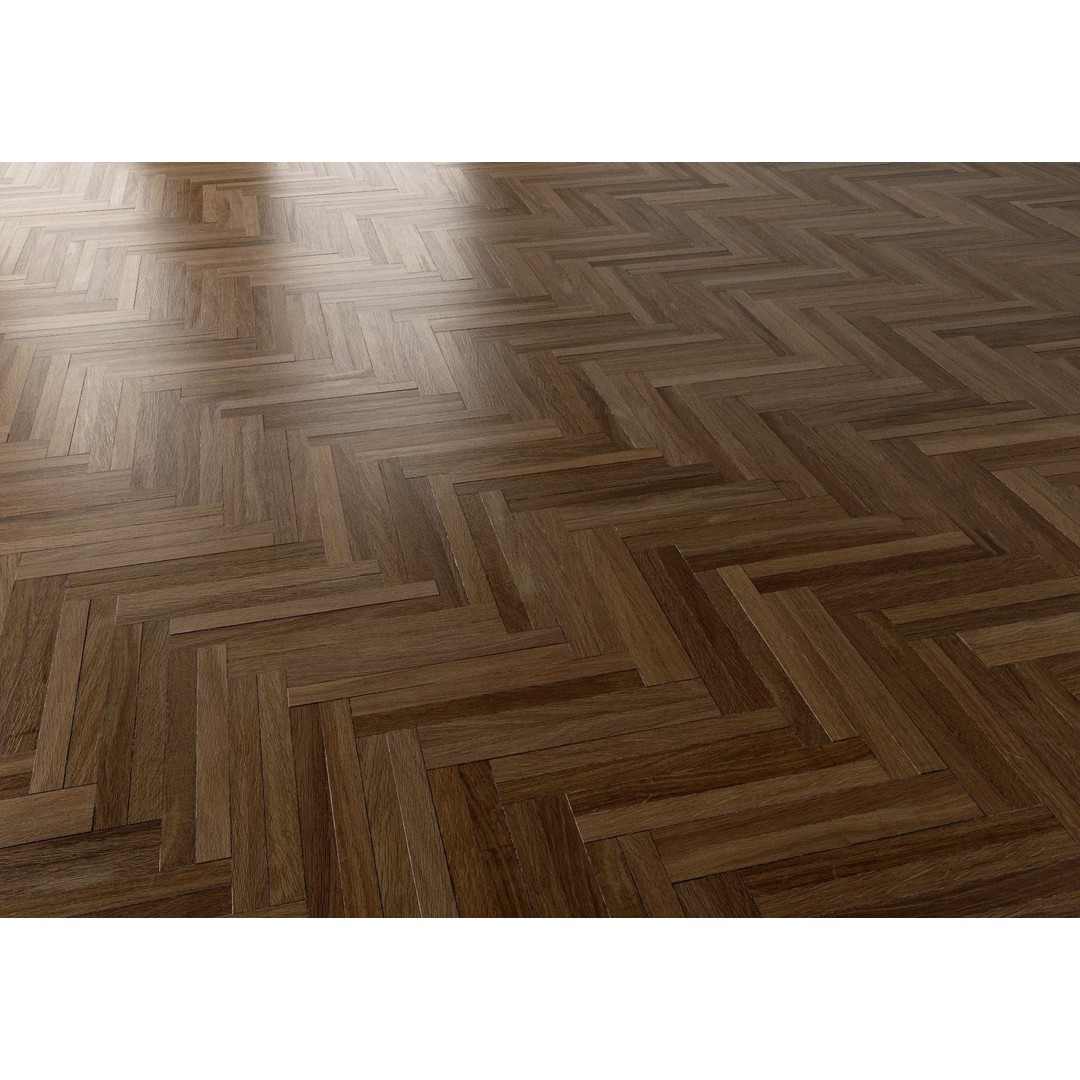 Herringbone Parquet 3D Model – 8K Seamless PBR Textures for Archviz - View 16