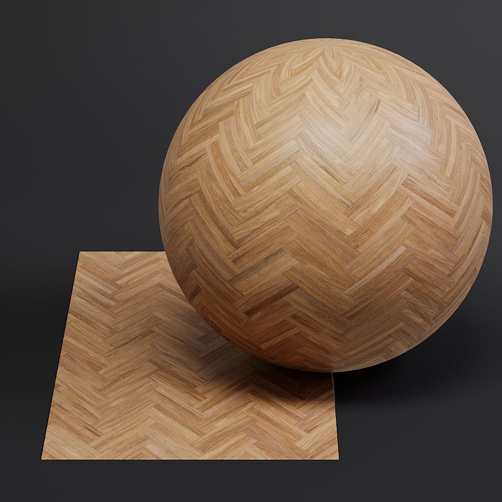 Herringbone Parquet 3D Model – 8K Seamless PBR Textures for Archviz - View 19