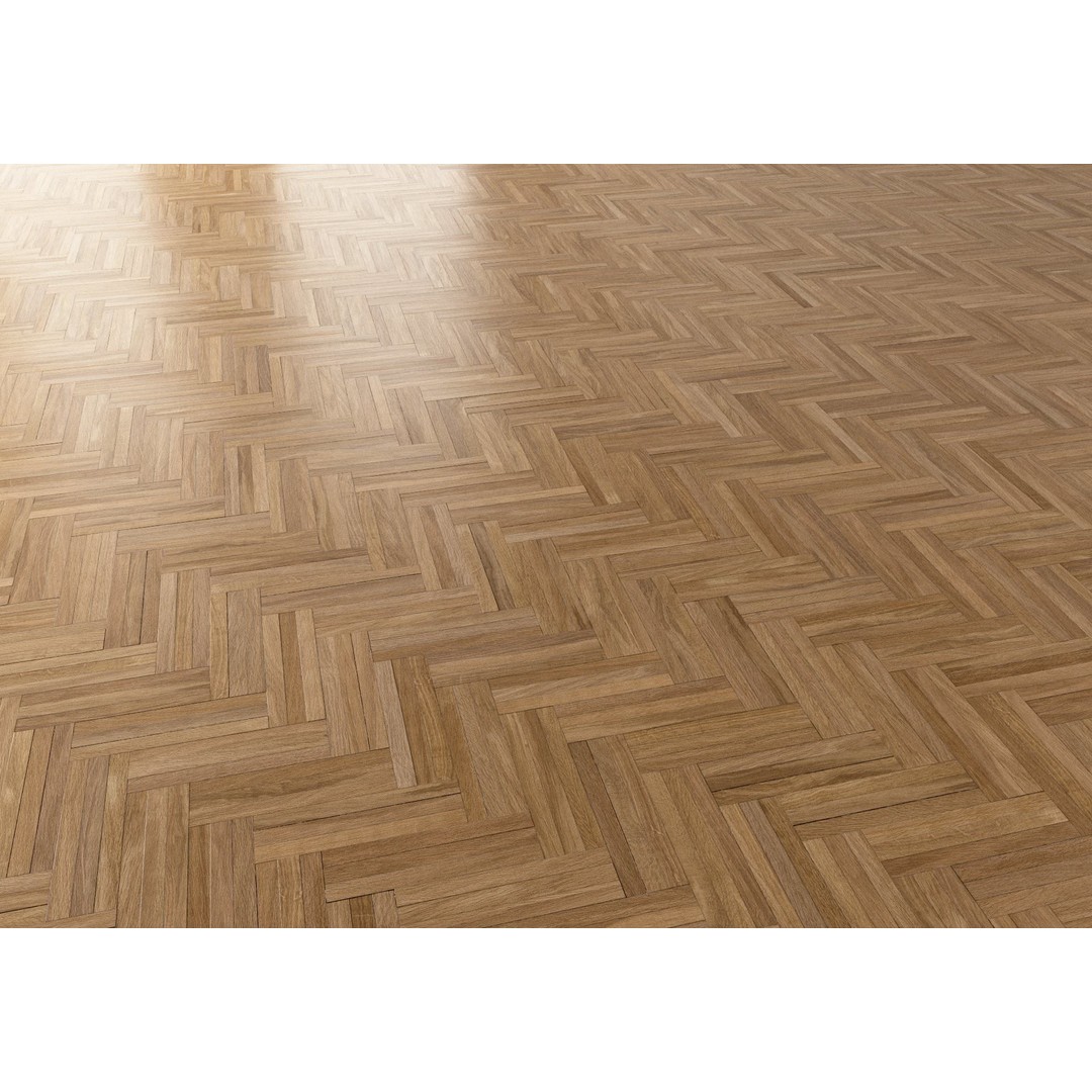Herringbone Parquet 3D Model – 8K Seamless PBR Textures for Archviz - View 20