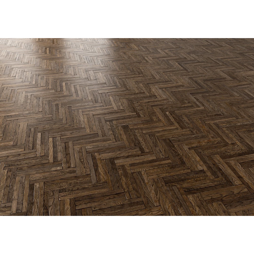 Herringbone Parquet 3D Model – 8K Seamless PBR Textures for Archviz - View 24