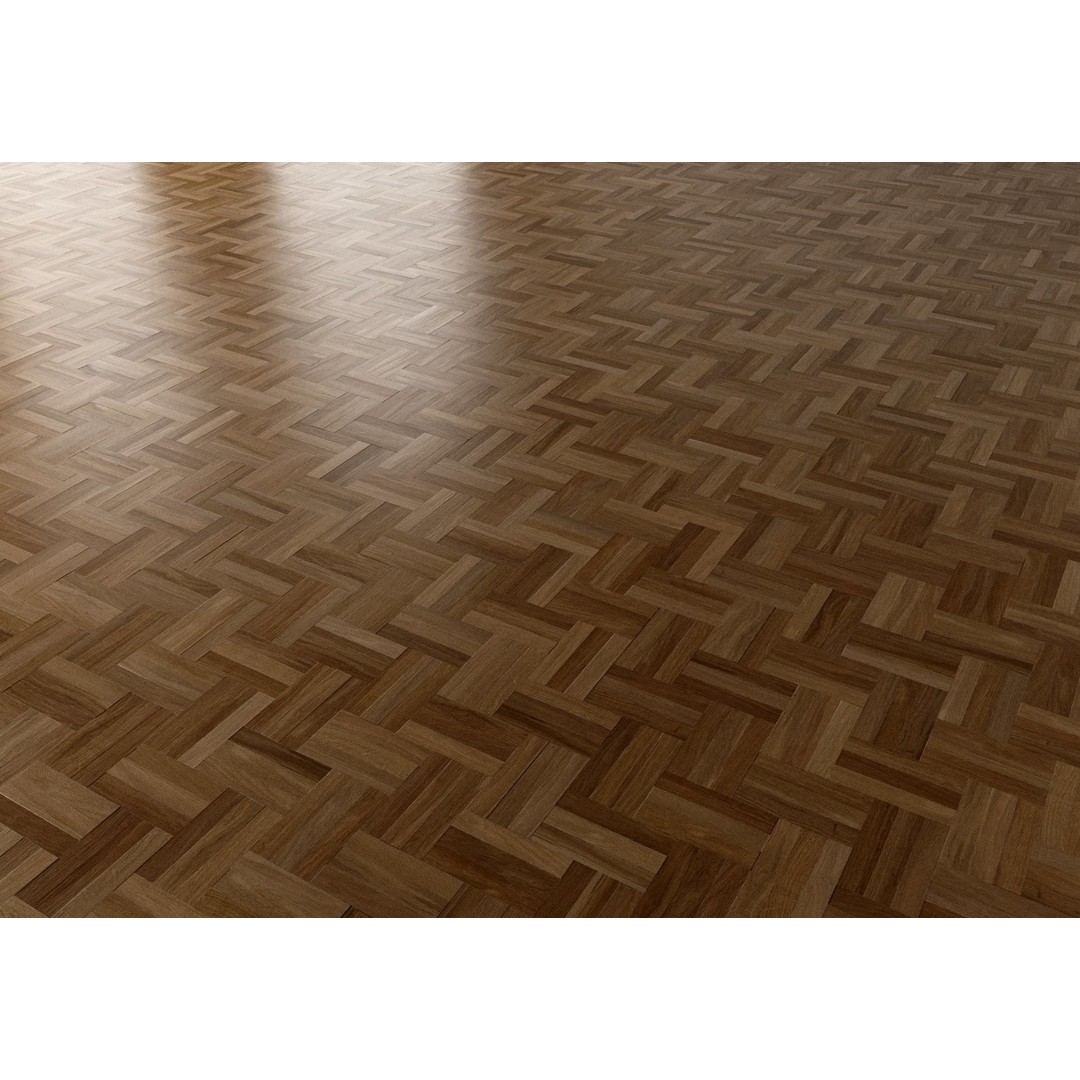 Herringbone Parquet 3D Model – 8K Seamless PBR Textures for Archviz - View 28