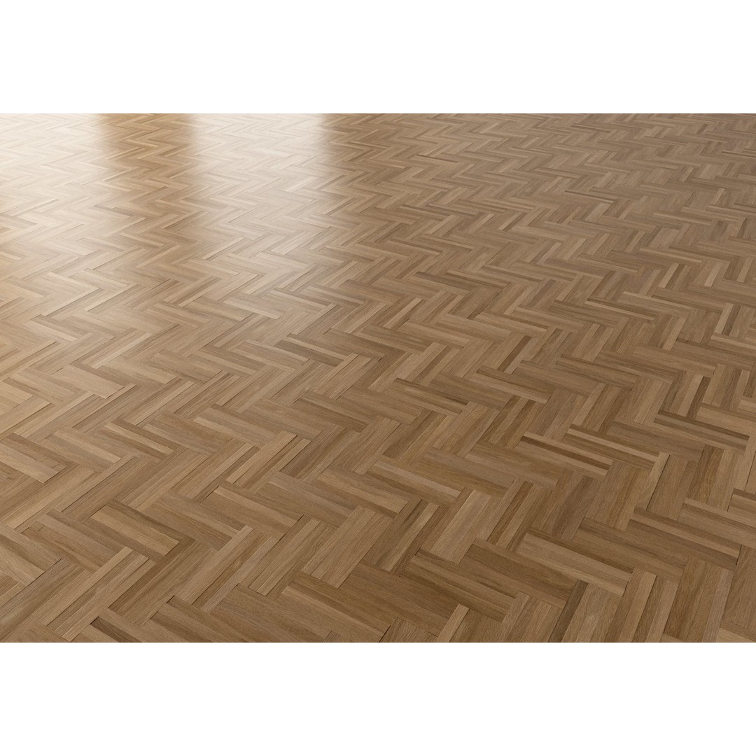 Herringbone Parquet 3D Model – 8K Seamless PBR Textures for Archviz - View 30