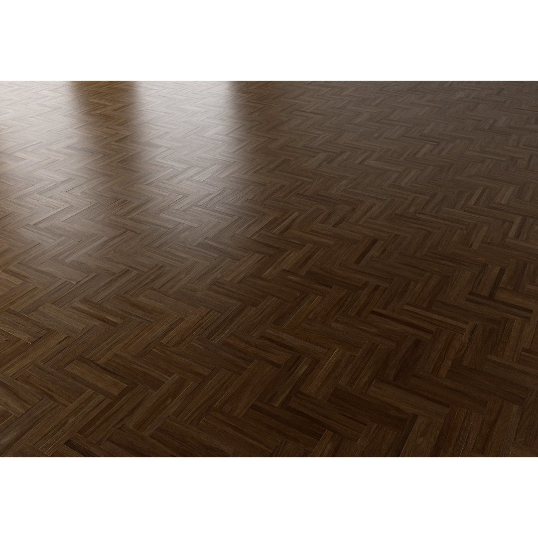 Herringbone Parquet 3D Model – 8K Seamless PBR Textures for Archviz - View 32