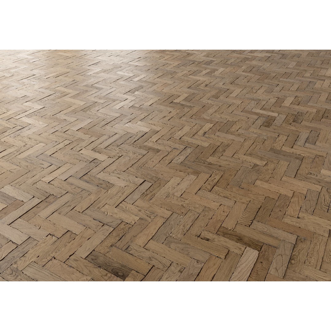 Herringbone Parquet 3D Model – 8K Seamless PBR Textures for Archviz - View 4