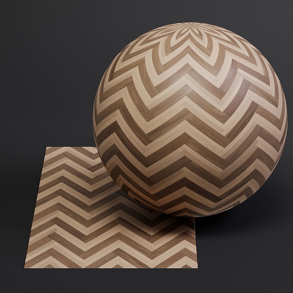 Herringbone Parquet 3D Model – 8K Seamless PBR Textures for Archviz - View 43