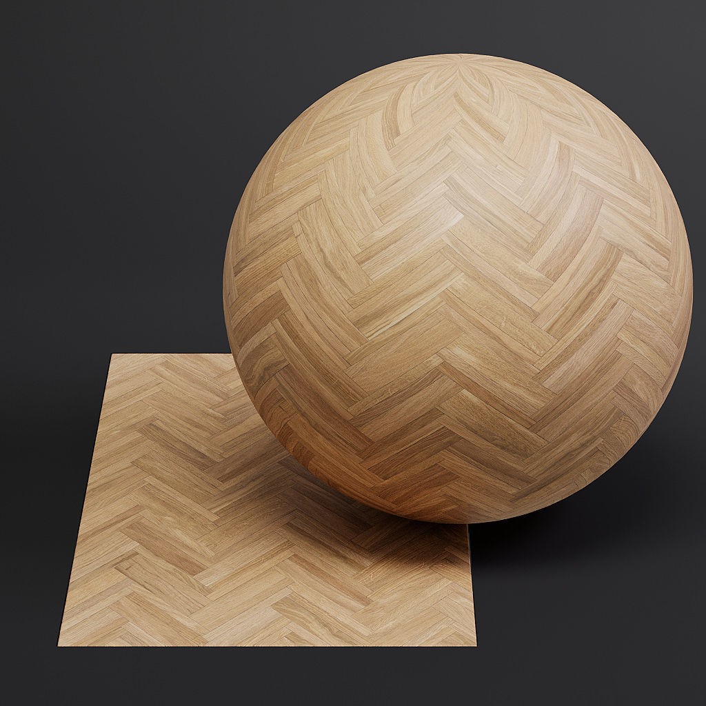 Herringbone Parquet 3D Model – 8K Seamless PBR Textures for Archviz - View 45
