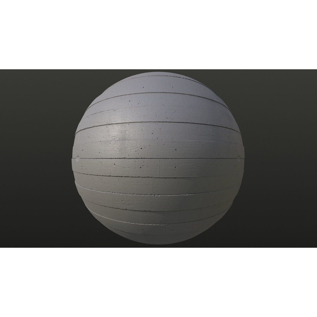 Bare Concrete Texture 3D Model – High Resolution PBR Material, JPG/TIF - View 4