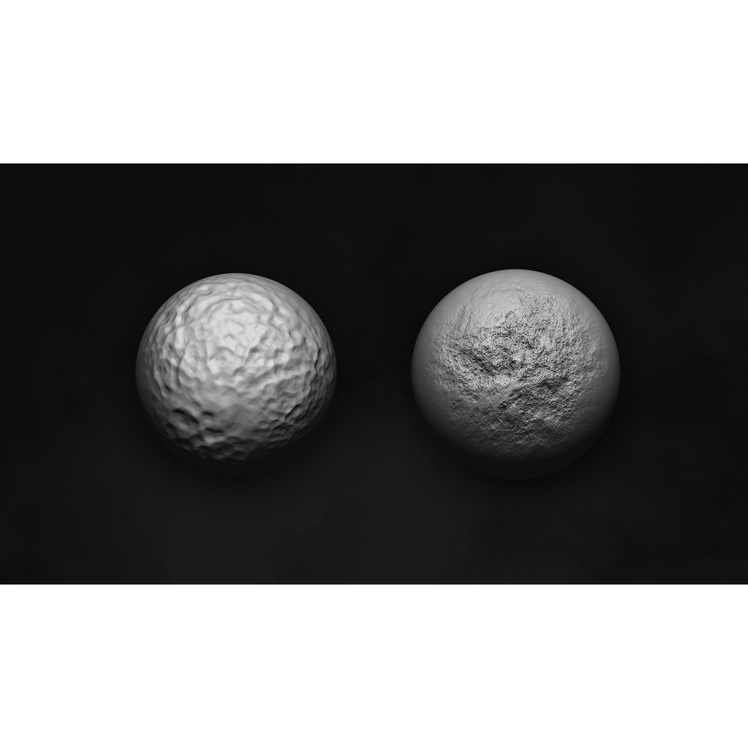 Bone Detailing Brushes 3D Model – Alphas and Multi-Purpose Tools for ZBrush and Blender