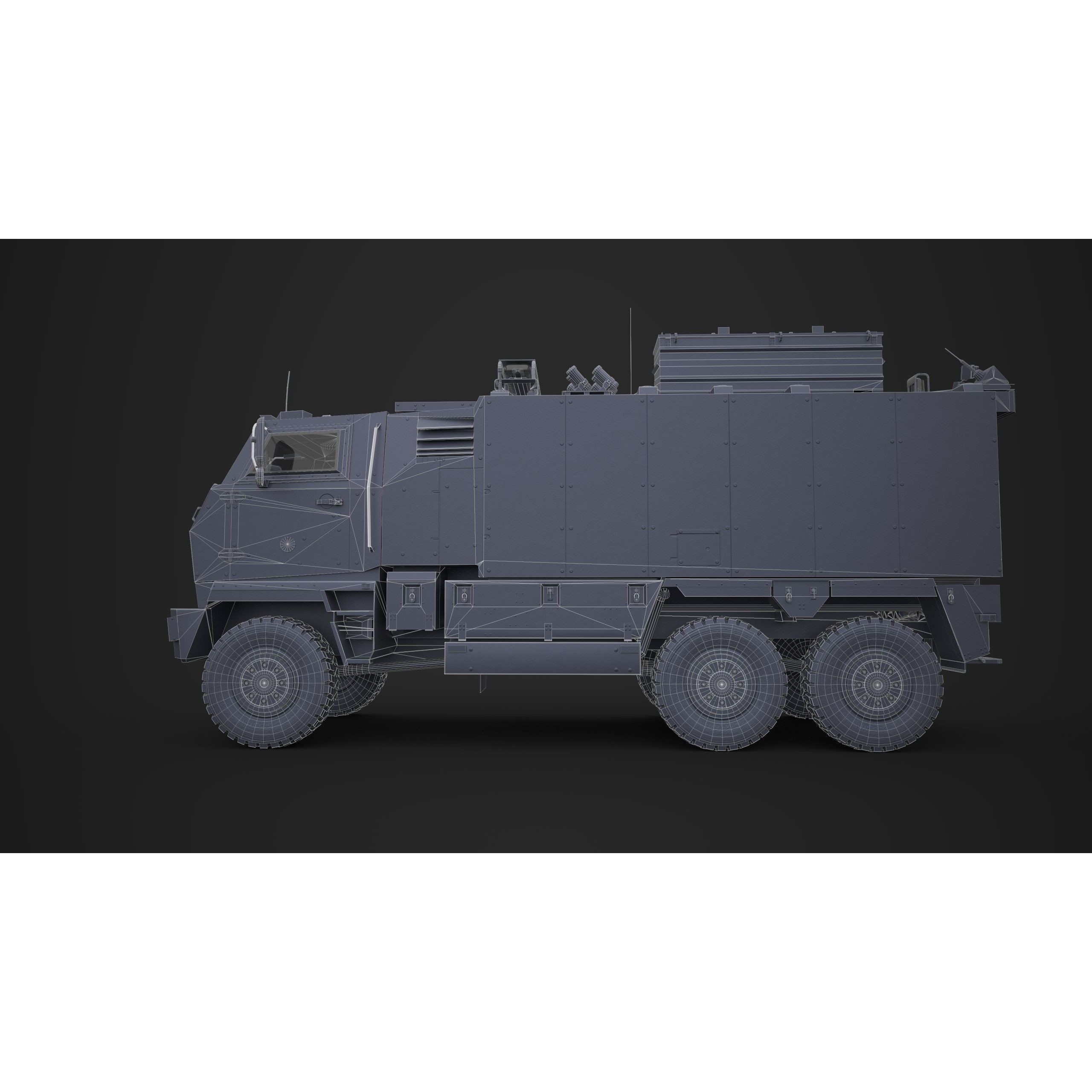 Mowag Durro III Ambulance - Game-Ready 3D Model - View 11