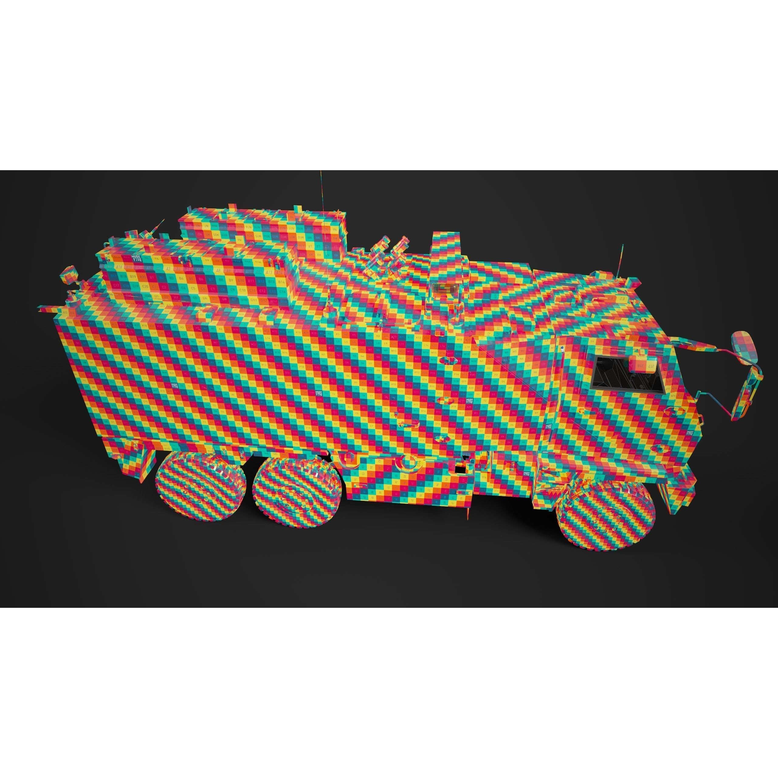 Mowag Durro III Ambulance - Game-Ready 3D Model - View 15