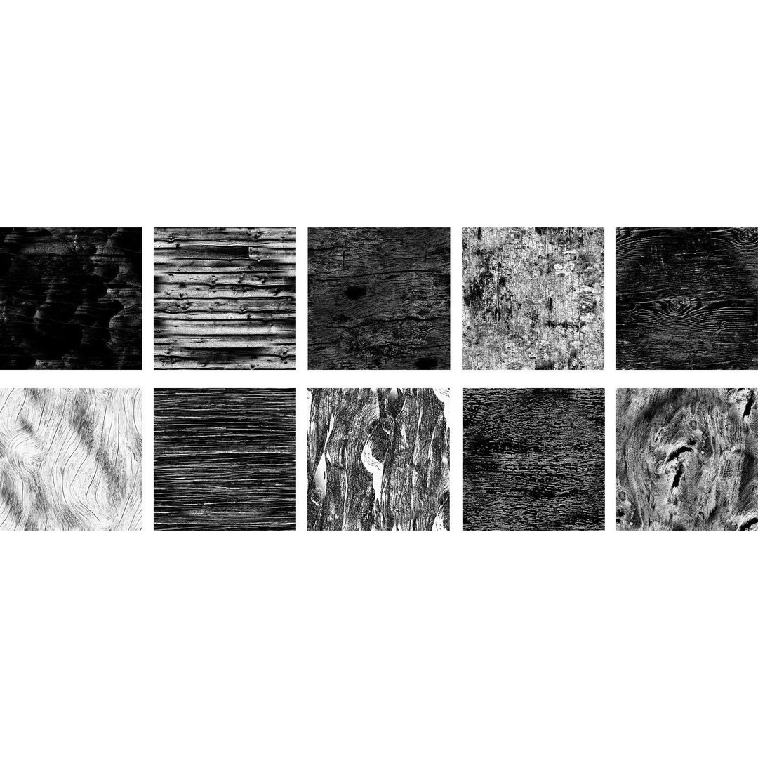 Wood Stencil 3D Model – High Quality Low Poly Textures, 4K - View 4