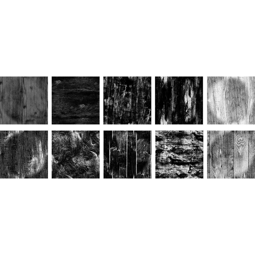 Wood Stencil 3D Model – High Quality Low Poly Textures, 4K - View 9
