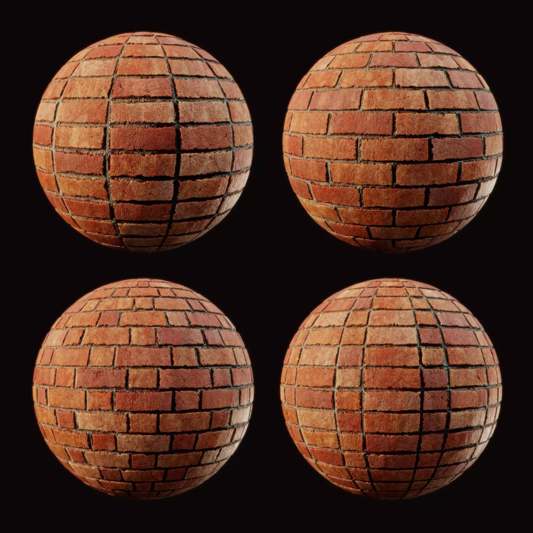 Brick Textures 3D Model – 4K PBR Seamless Patterns for Archviz - View 2