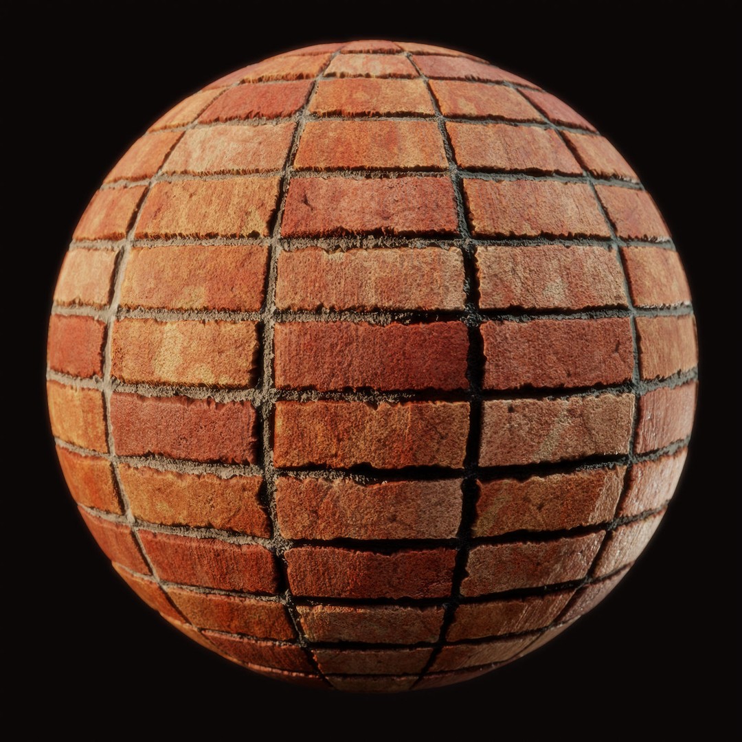 Brick Textures 3D Model – 4K PBR Seamless Patterns for Archviz - View 3