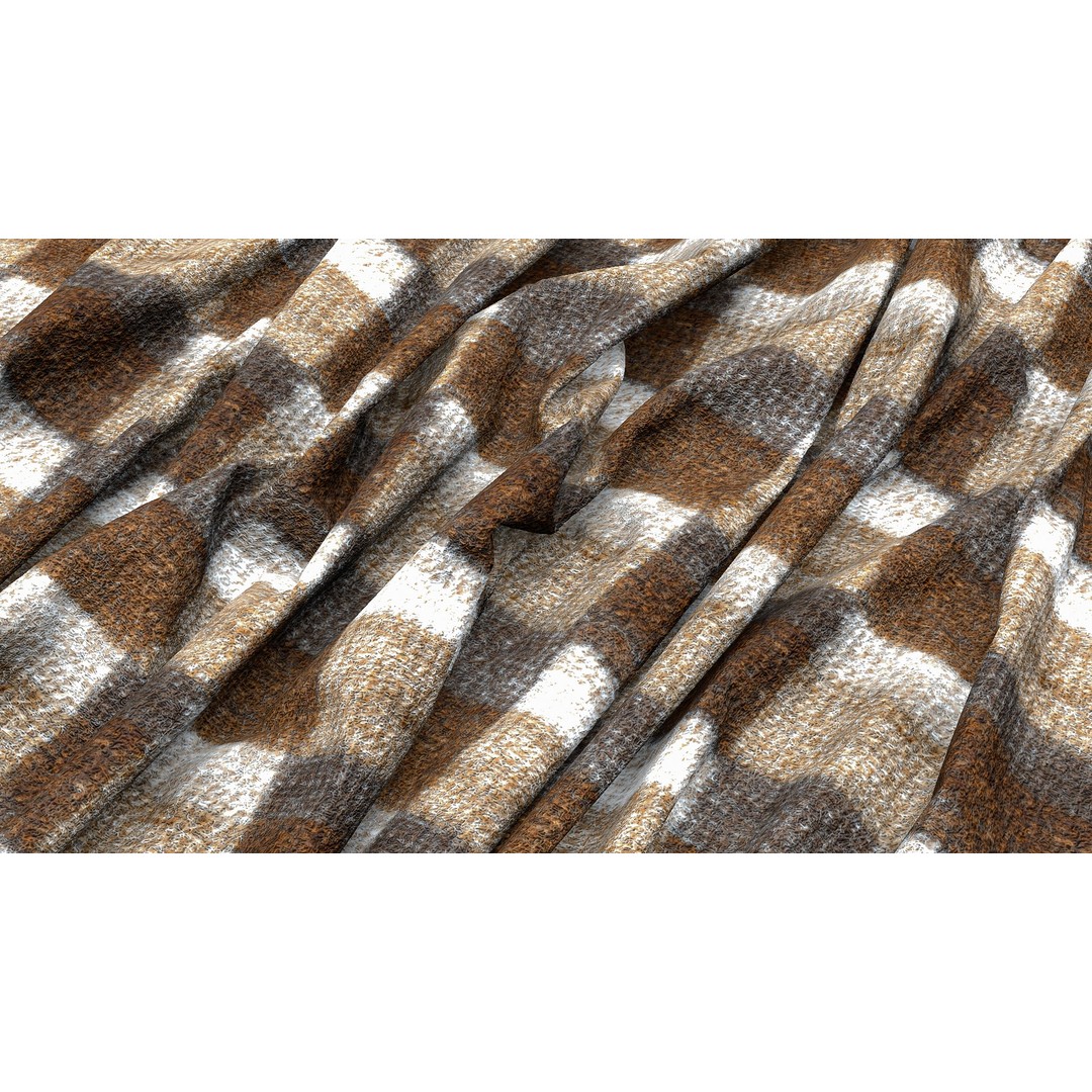 Woolen Fabric 3D Model – PBR Seamless Textures, 4K PNG