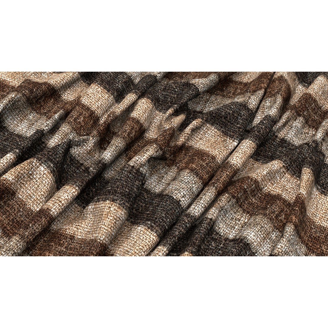 Woolen Fabric 3D Model – PBR Seamless Textures, 4K PNG - View 8
