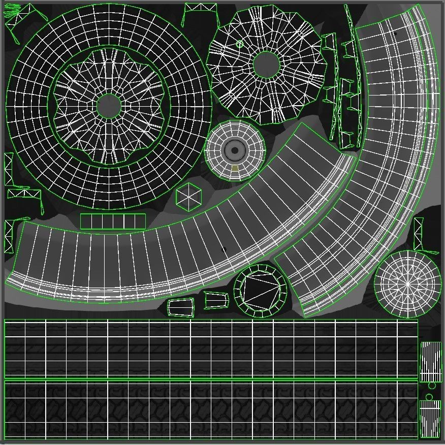 International Fleetstar Daycab - Low-Poly Game-Ready 3D Model - View 40