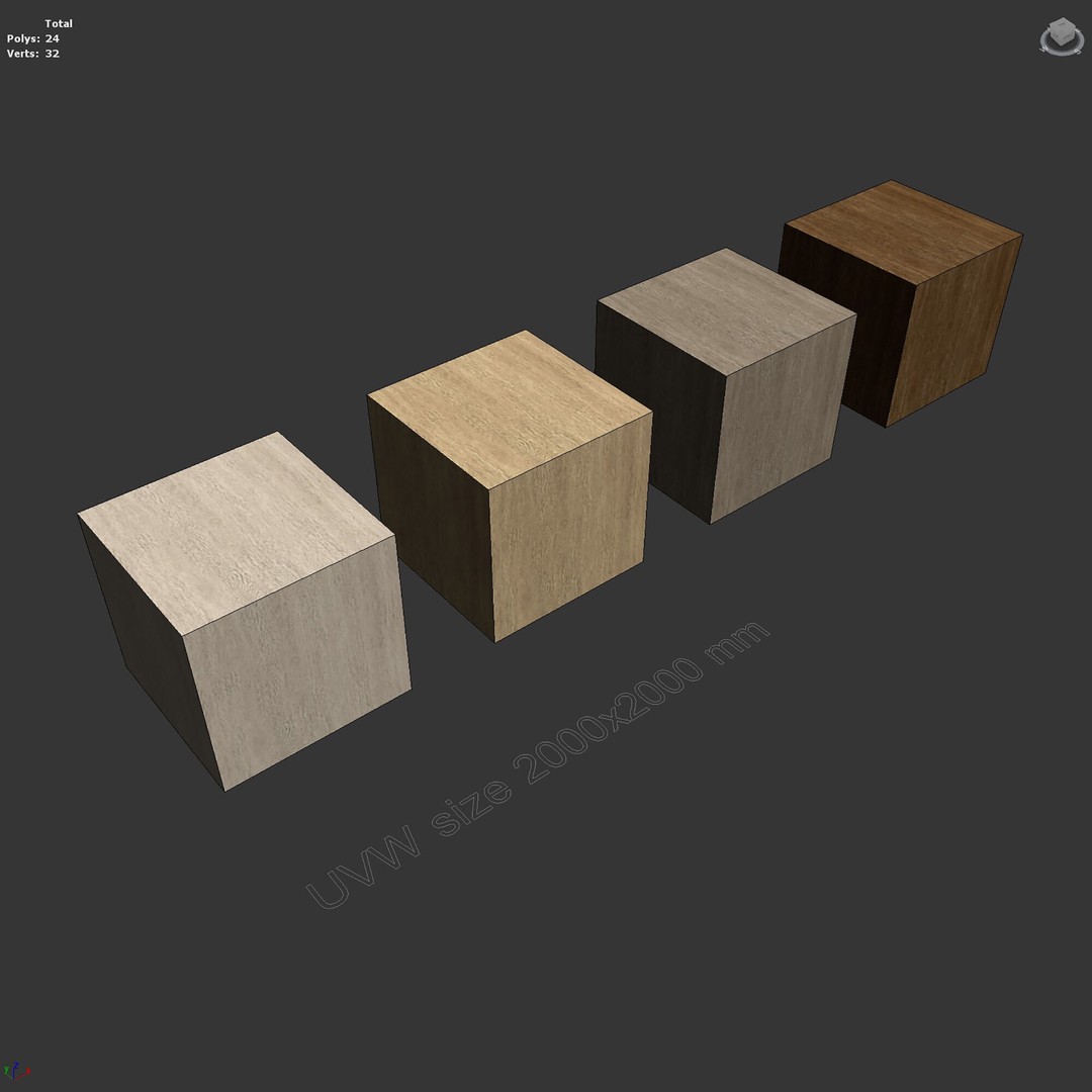 Oak Wood Material 3D Model – PBR Textures, 4096x4096, FBX & OBJ - View 10