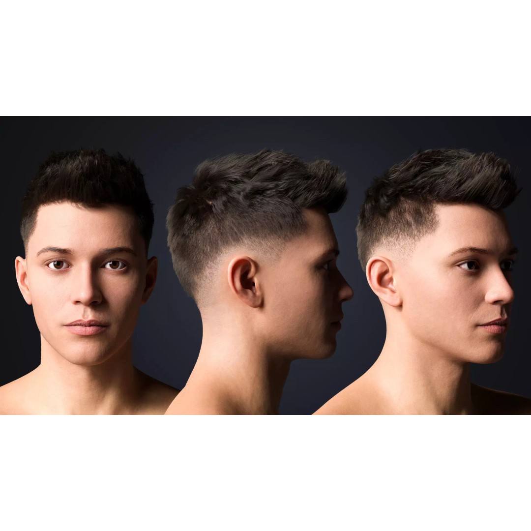 Adrian 3D Model – Realistic Male Character, Rigged for Animation - View 4