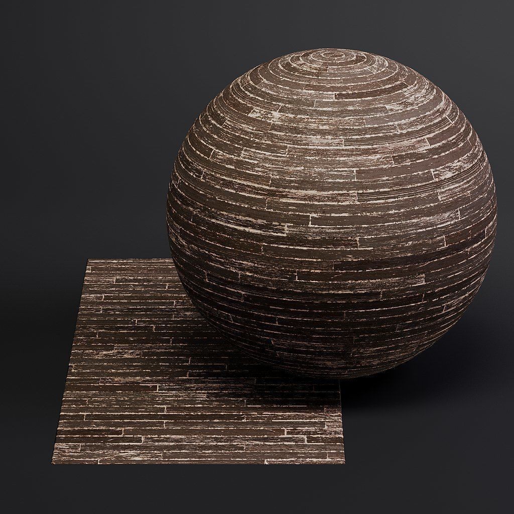 Wood Flooring 3D Model – Seamless PBR Textures, 8K Resolution - View 11