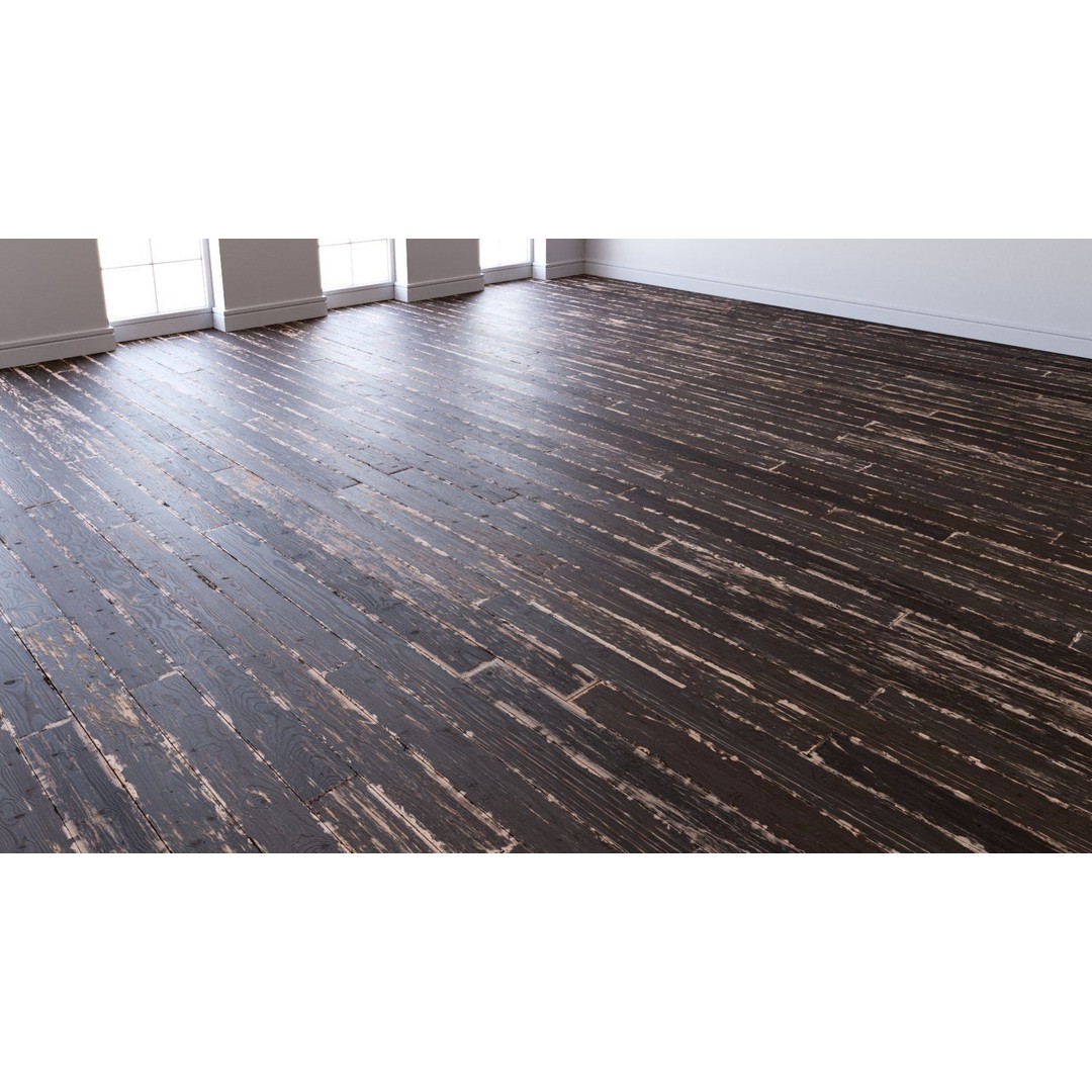 Wood Flooring 3D Model – Seamless PBR Textures, 8K Resolution - View 12