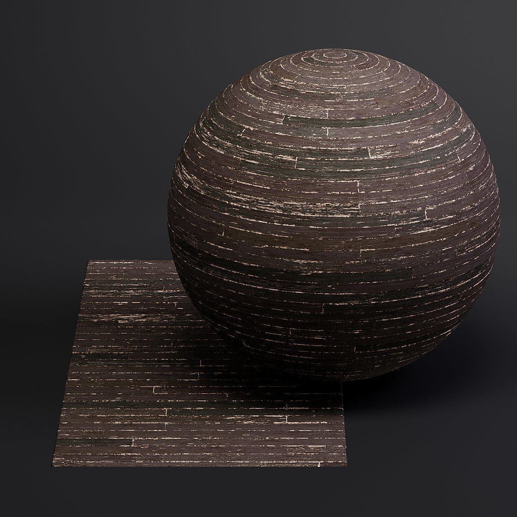Wood Flooring 3D Model – Seamless PBR Textures, 8K Resolution - View 13