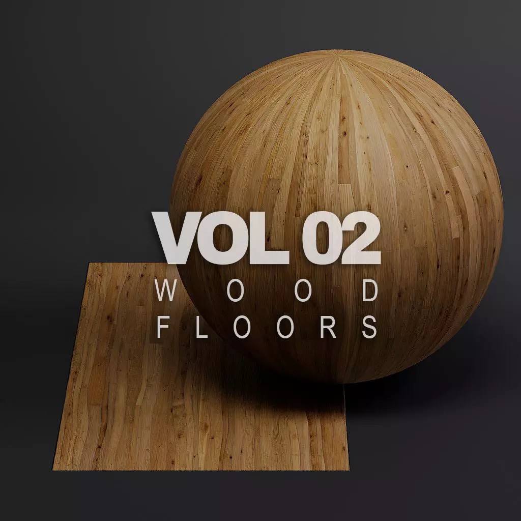 Wood Flooring 3D Model – Seamless PBR Textures, 8K Resolution - View 2