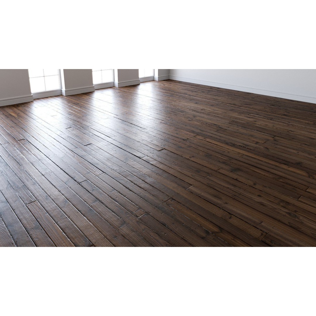 Wood Flooring 3D Model – Seamless PBR Textures, 8K Resolution - View 24