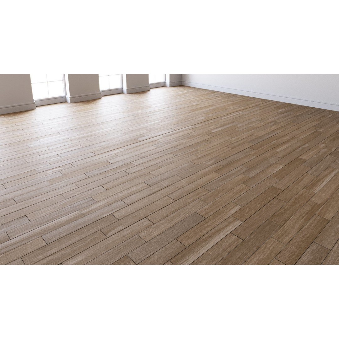 Wood Flooring 3D Model – Seamless PBR Textures, 8K Resolution - View 26