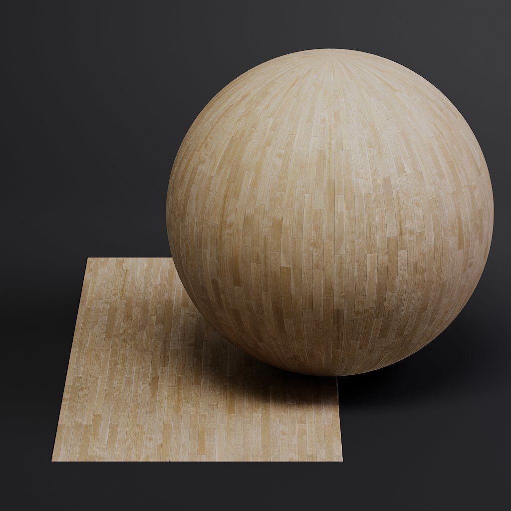 Wood Flooring 3D Model – Seamless PBR Textures, 8K Resolution - View 27