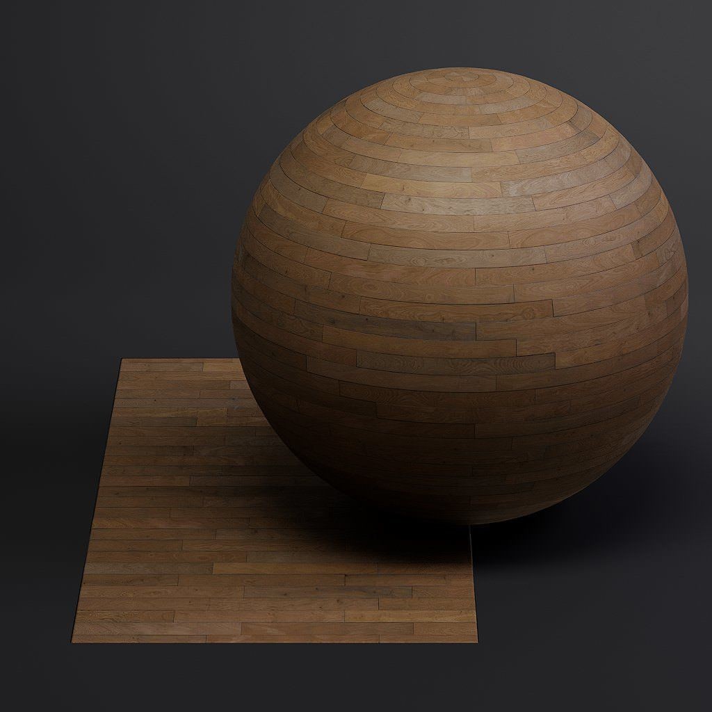 Wood Flooring 3D Model – Seamless PBR Textures, 8K Resolution - View 37