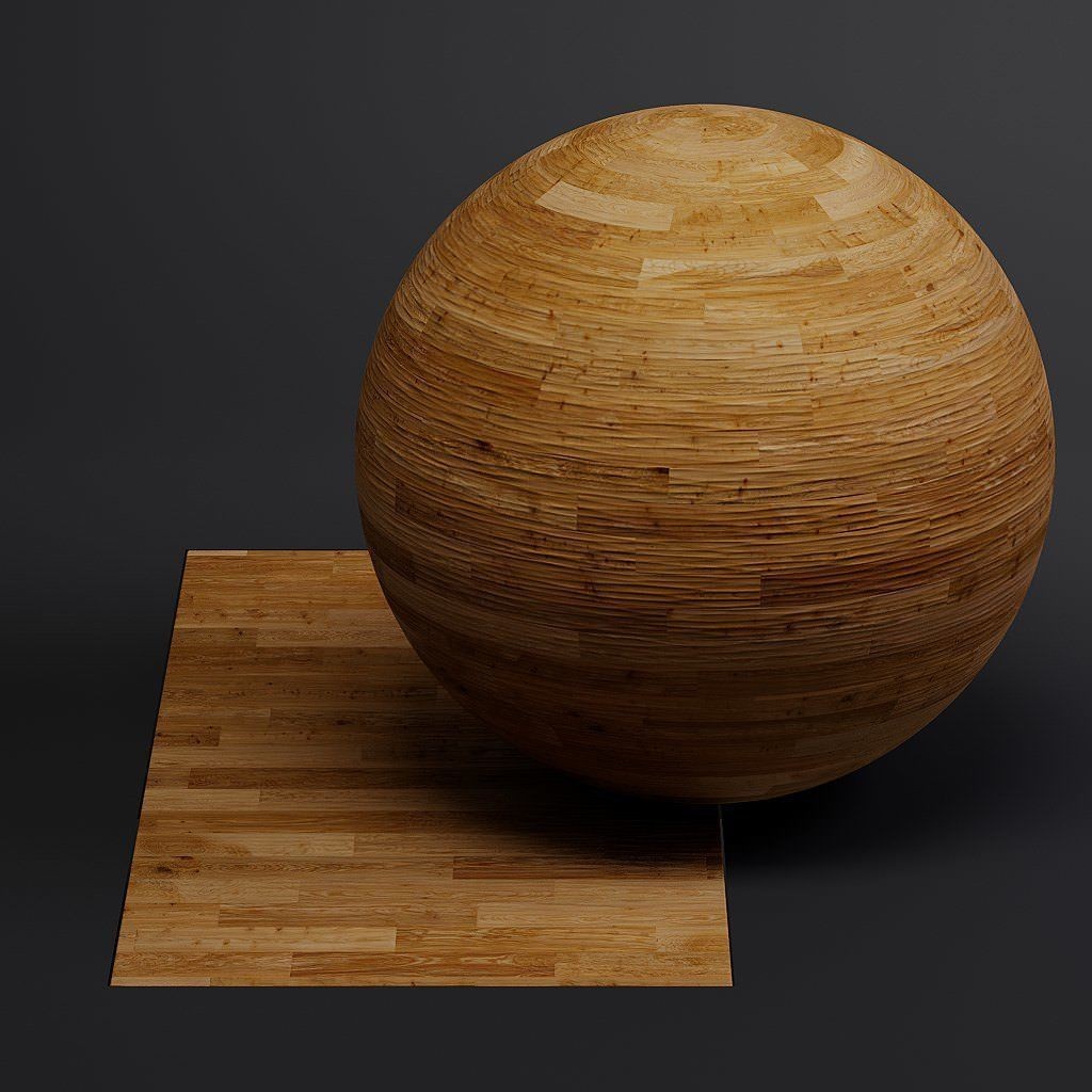 Wood Flooring 3D Model – Seamless PBR Textures, 8K Resolution - View 45