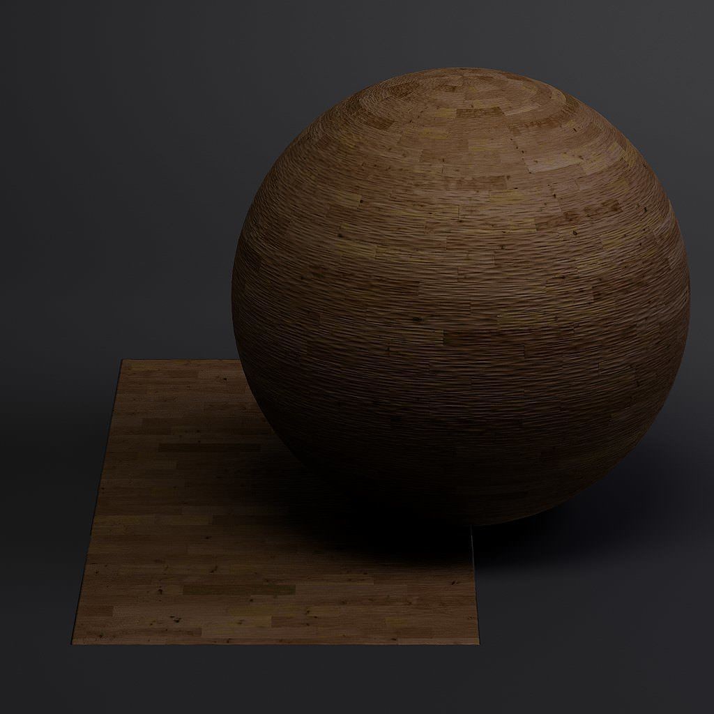 Wood Flooring 3D Model – Seamless PBR Textures, 8K Resolution - View 47