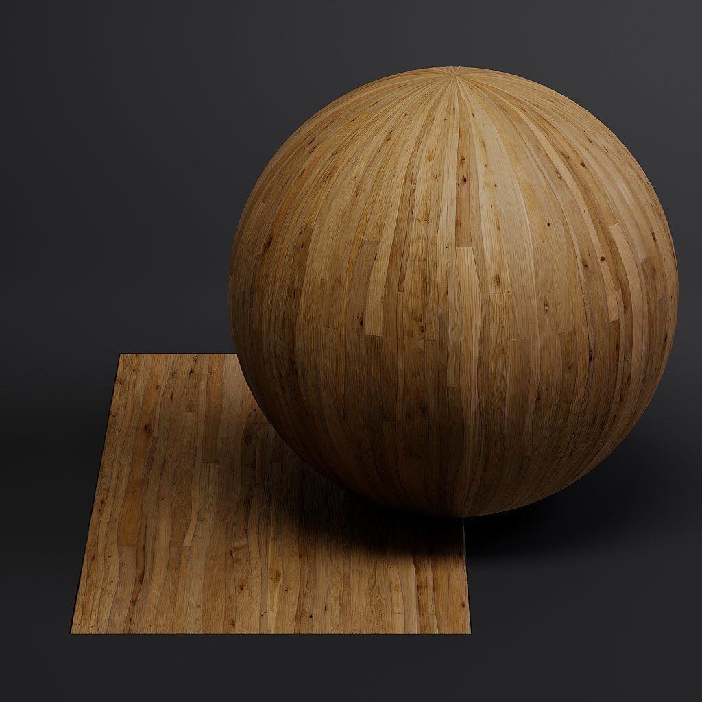 Wood Flooring 3D Model – Seamless PBR Textures, 8K Resolution - View 49