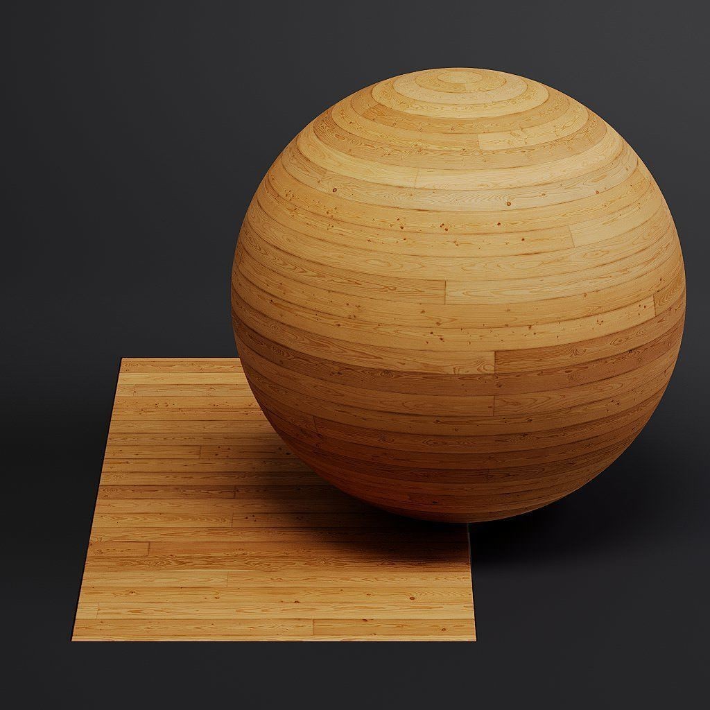 Wood Flooring 3D Model – Seamless PBR Textures, 8K Resolution - View 5