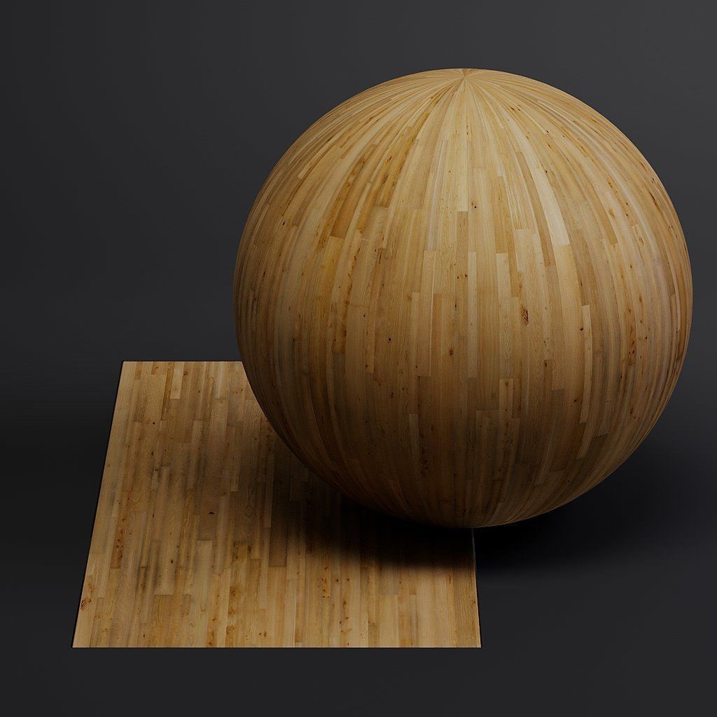 Wood Flooring 3D Model – Seamless PBR Textures, 8K Resolution - View 51