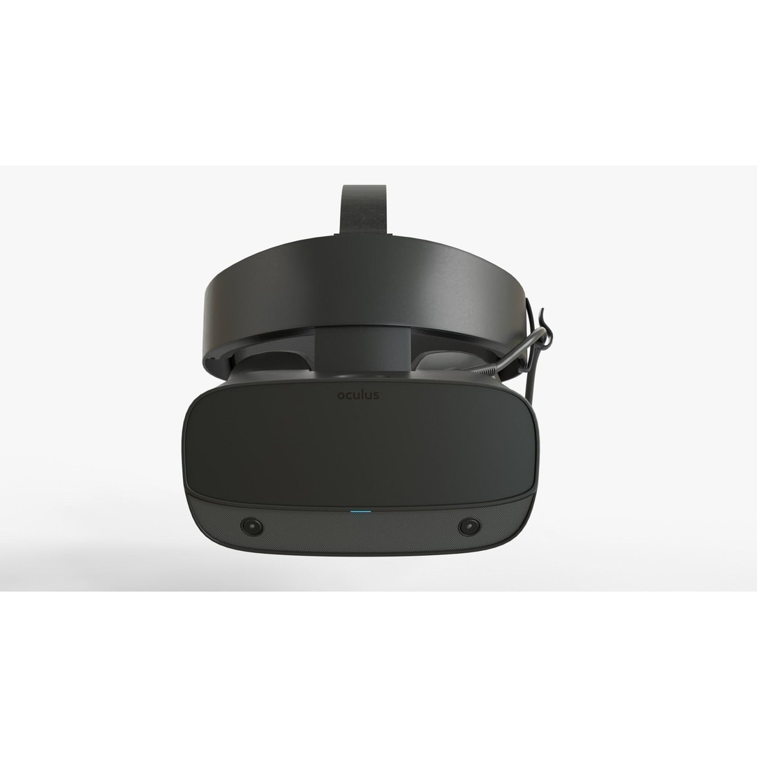 Oculus Rift S 3D Model – Game Ready VR Headset with Controllers, FBX - View 3