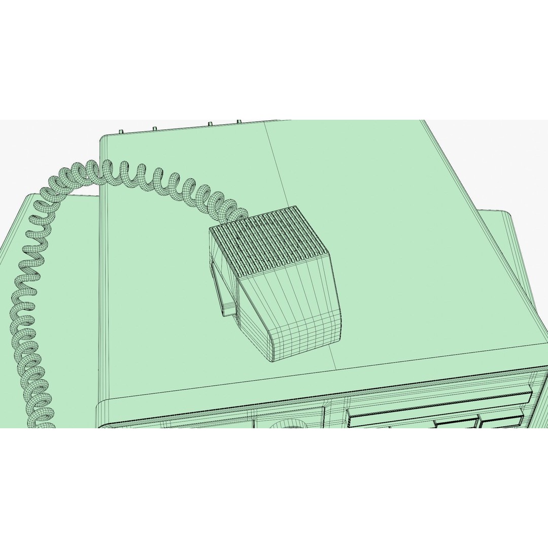 Vintage Heathkit HR-1680 Ham Radio Receiver 3D Model – PBR Textured, FBX - View 19