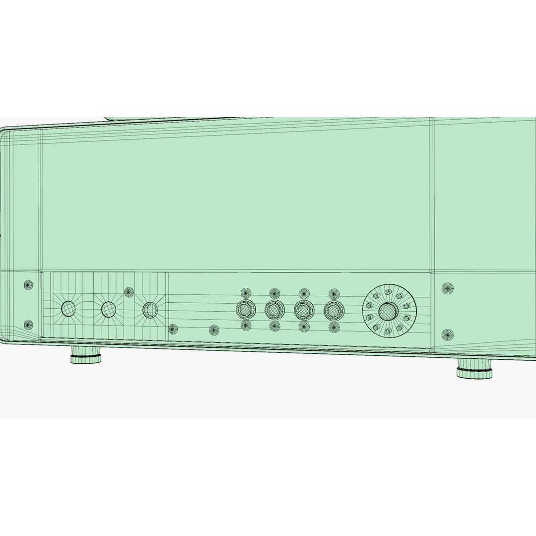 Vintage Heathkit HR-1680 Ham Radio Receiver 3D Model – PBR Textured, FBX - View 20
