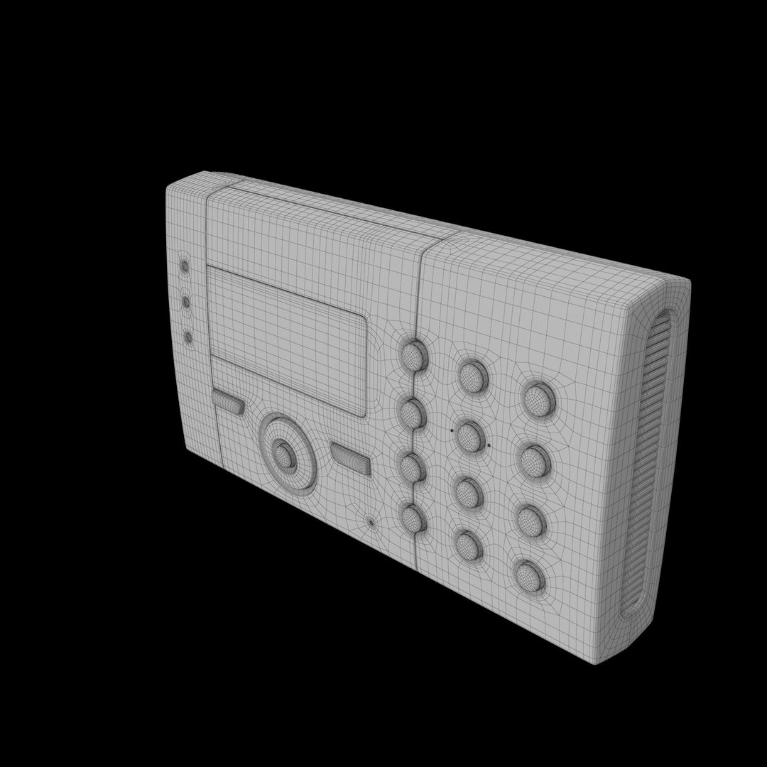 Siemens SPCK420 100 3D Model – Low Poly PBR Electronic Control Panel, FBX - View 14