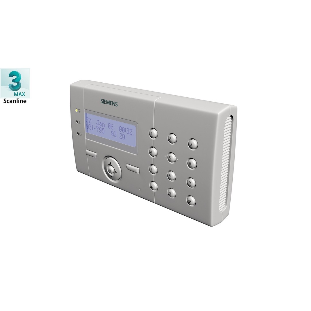 Siemens SPCK420 100 3D Model – Low Poly PBR Electronic Control Panel, FBX - View 26