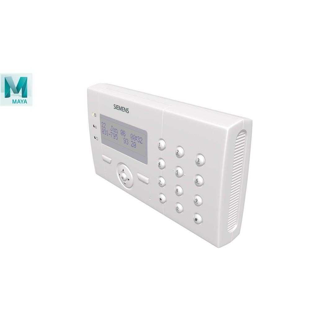 Siemens SPCK420 100 3D Model – Low Poly PBR Electronic Control Panel, FBX - View 28