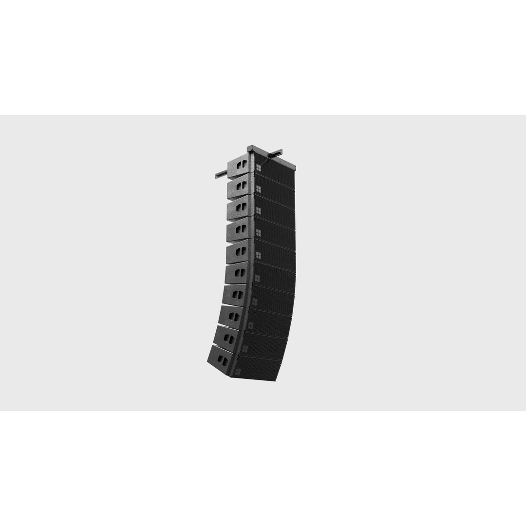 Concert Speakers Line Array 3D Model – PBR Audio System, FBX, OBJ - View 6