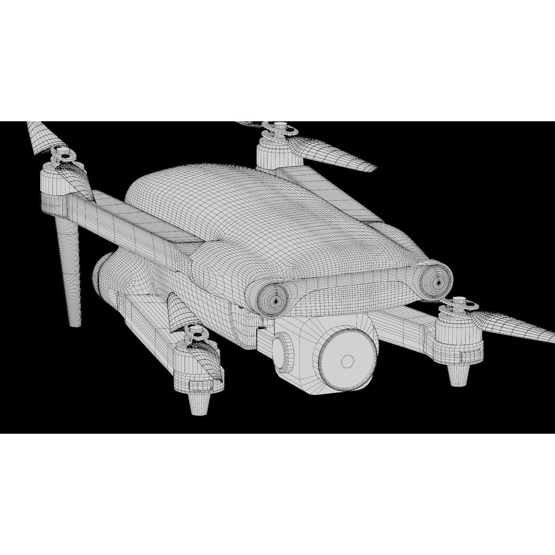 Autel Robotics Evo 3D Model – Realistic Drone Asset, PBR Textures - View 16