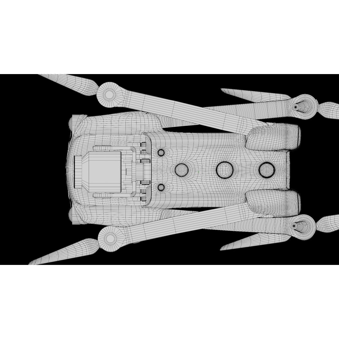 Autel Robotics Evo 3D Model – Realistic Drone Asset, PBR Textures - View 17